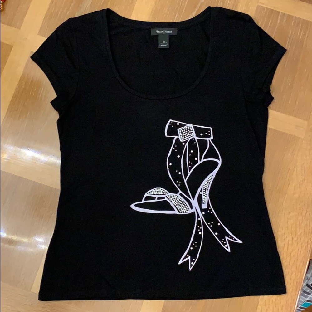White House Black Market medium black top